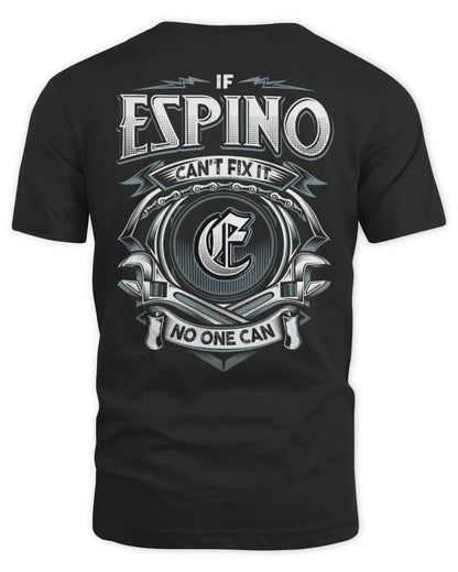 ESPINO AP81-K4-626 - Personalized Ahmed Quote Apparel “If Ahmed Can't Fix It, No One Can” - Unisex Standard T-Shirt - Black