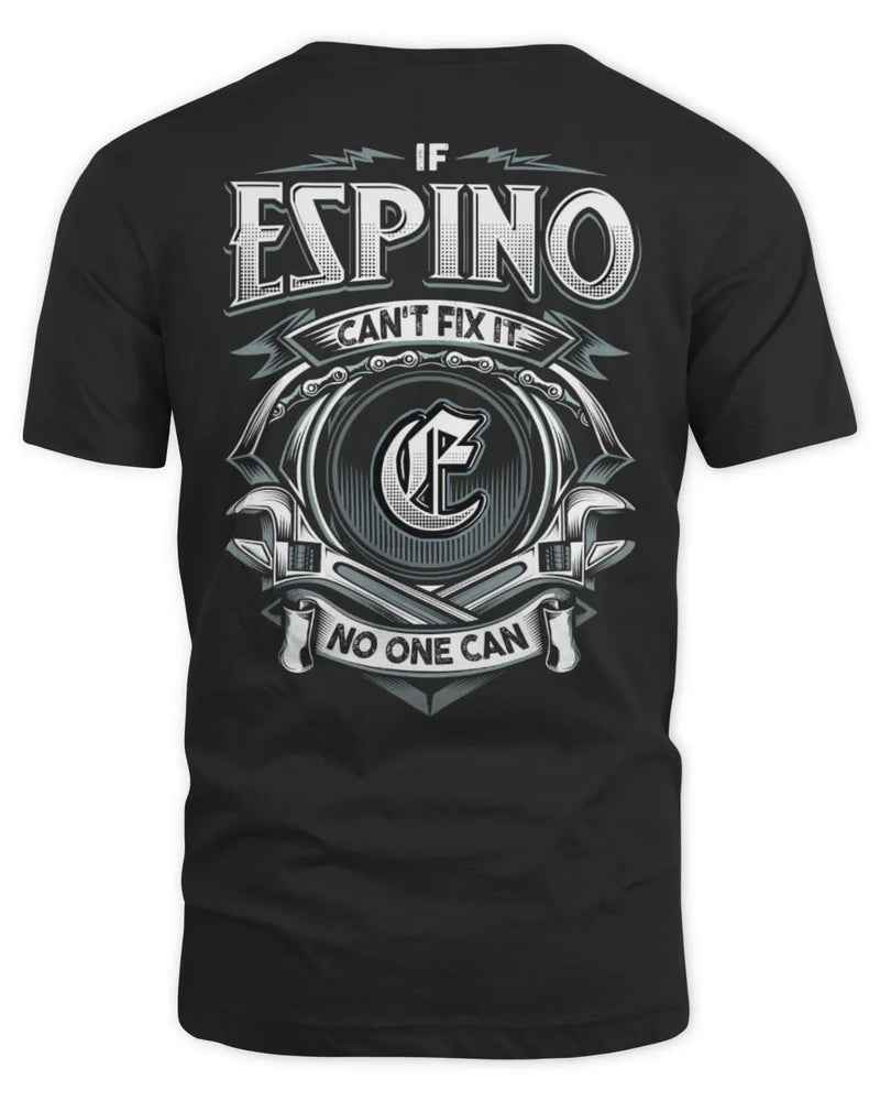 ESPINO AP81-K4-626 - Personalized Ahmed Quote Apparel “If Ahmed Can't Fix It, No One Can” - Unisex Standard T-Shirt - Black