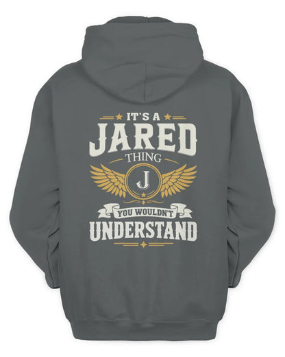 JARED KT06-M008 It’s a [NAME] Thing – You Wouldn’t Understand | Personalized Vintage T-Shirt - Unisex Hoodie - Charcoal