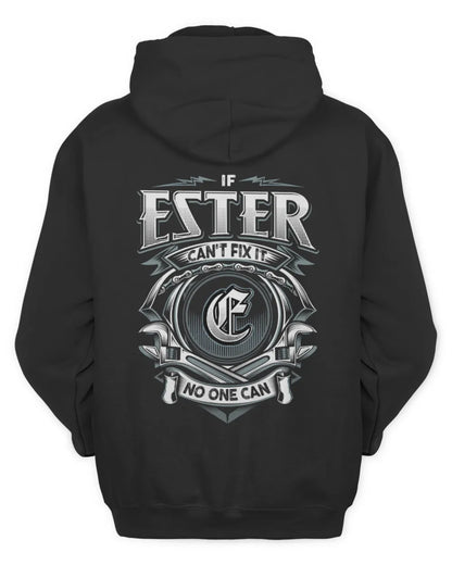 ESTER AP81-K4-626 - Personalized Ahmed Quote Apparel “If Ahmed Can't Fix It, No One Can” - Unisex Hoodie - Black