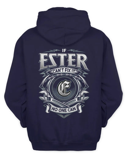 ESTER AP81-K4-626 - Personalized Ahmed Quote Apparel “If Ahmed Can't Fix It, No One Can” - Unisex Hoodie - Navy