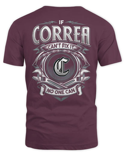 CORREA AP81-K4-626 - Personalized Ahmed Quote Apparel “If Ahmed Can't Fix It, No One Can” - Unisex Standard T-Shirt - Maroon