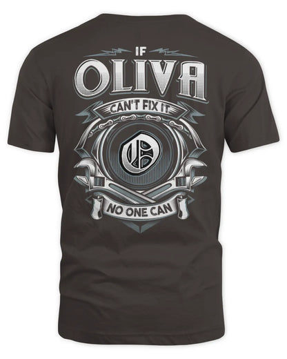 OLIVA AP81-K4-626 - Personalized Ahmed Quote Apparel “If Ahmed Can't Fix It, No One Can” - Unisex Standard T-Shirt - Dark Chocolate