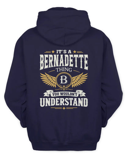 BERNADETTE KT06-M008 It’s a [NAME] Thing – You Wouldn’t Understand | Personalized Vintage T-Shirt - Unisex Hoodie - Navy