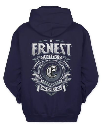 ERNEST AP81-K4-626 - Personalized Ahmed Quote Apparel “If Ahmed Can't Fix It, No One Can” - Unisex Hoodie - Navy