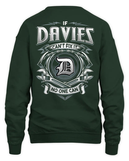 DAVIES AP81-K4-626 - Personalized Ahmed Quote Apparel “If Ahmed Can't Fix It, No One Can” - Unisex Sweatshirt - Forest Green