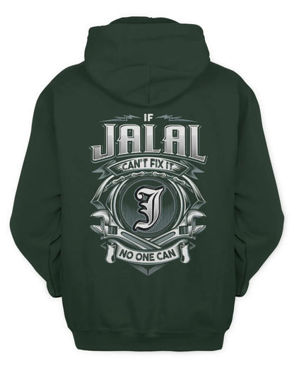 JALAL AP81-K4-626 - Personalized Ahmed Quote Apparel “If Ahmed Can't Fix It, No One Can” - Unisex Hoodie - Forest Green