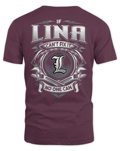 LINA AP81-K4-626 - Personalized Ahmed Quote Apparel “If Ahmed Can't Fix It, No One Can” - Unisex Standard T-Shirt - Maroon