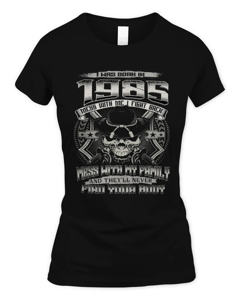 1985 HH89-K2 – Protective Family Quote T-Shirt - Women's Standard T-Shirt - Black