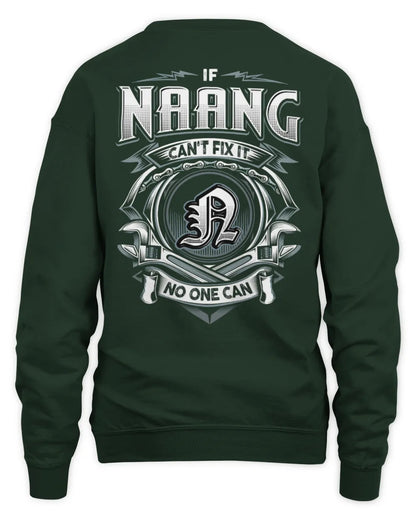 NAANG AP81-K4-626 - Personalized Ahmed Quote Apparel “If Ahmed Can't Fix It, No One Can” - Unisex Sweatshirt - Forest Green