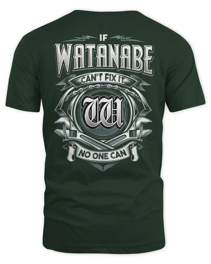 WATANABE AP81-K4-626 - Personalized Ahmed Quote Apparel “If Ahmed Can't Fix It, No One Can” - Unisex Standard T-Shirt - Forest Green