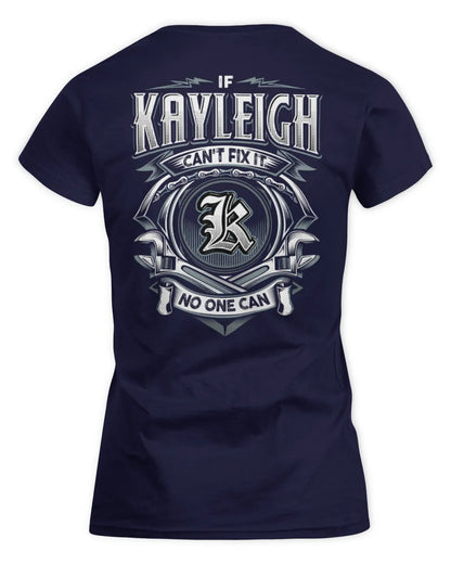 KAYLEIGH AP81-K4-626 - Personalized Ahmed Quote Apparel “If Ahmed Can't Fix It, No One Can” - Women's Standard T-Shirt - Navy