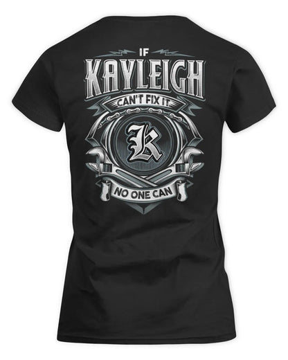 KAYLEIGH AP81-K4-626 - Personalized Ahmed Quote Apparel “If Ahmed Can't Fix It, No One Can” - Women's Standard T-Shirt - Black