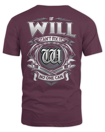WILL AP81-K4-626 - Personalized Ahmed Quote Apparel “If Ahmed Can't Fix It, No One Can” - Unisex Standard T-Shirt - Maroon