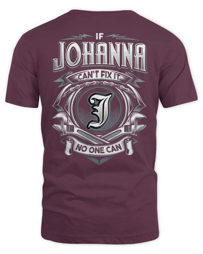 JOHANNA AP81-K4-626 - Personalized Ahmed Quote Apparel “If Ahmed Can't Fix It, No One Can” - Unisex Standard T-Shirt - Maroon