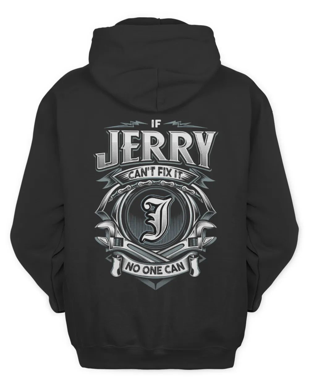JERRY AP81-K4-626 - Personalized Ahmed Quote Apparel “If Ahmed Can't Fix It, No One Can” - Unisex Hoodie - Black