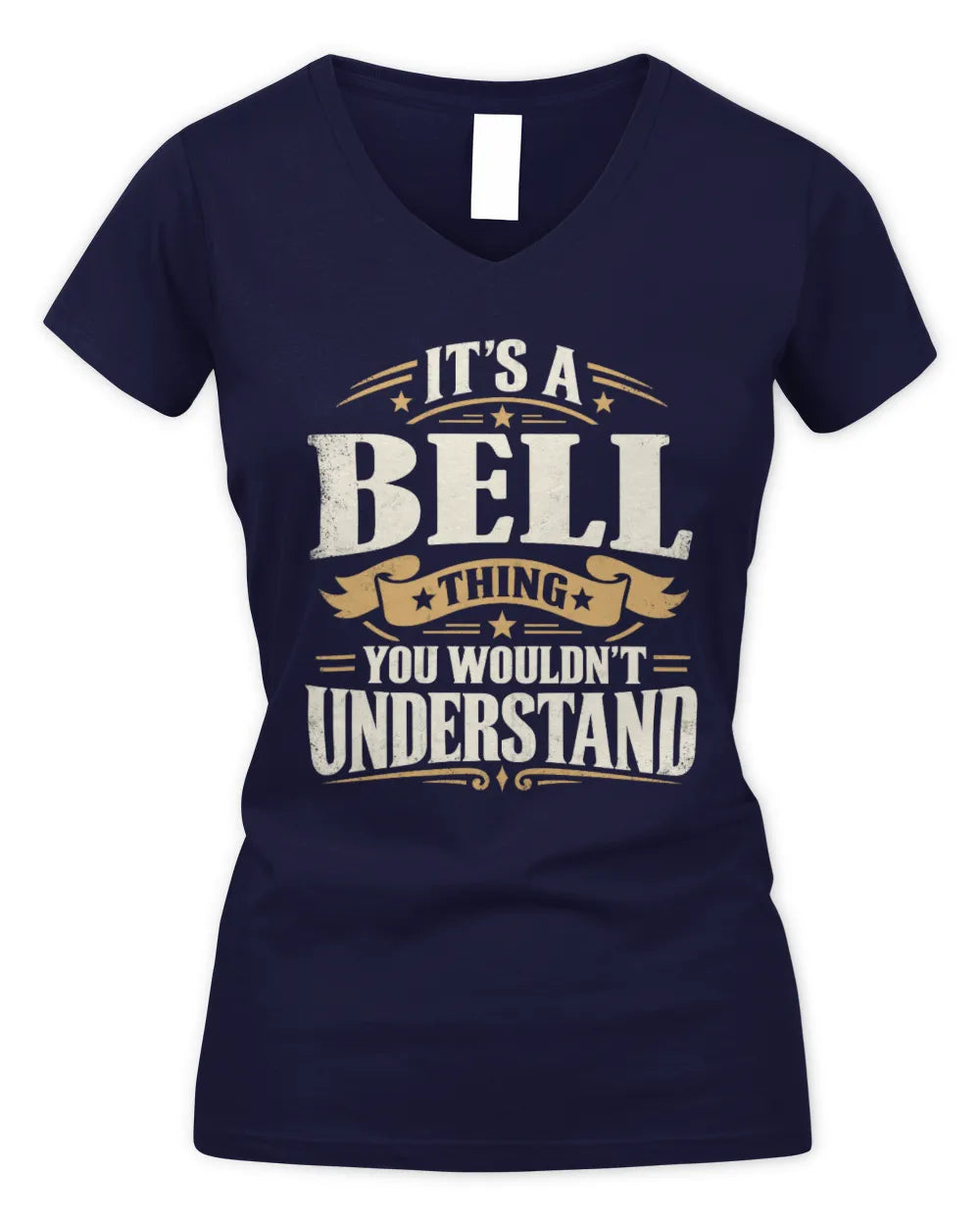 BELL P08 TH51 - Personalized “It’s a/an [NAME] Thing – You Wouldn’t Understand” Shirt - Women's V-Neck T-Shirt - Navy