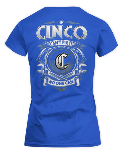 CINCO AP81-K4-626 - Personalized Ahmed Quote Apparel “If Ahmed Can't Fix It, No One Can” - Women's Standard T-Shirt - Royal