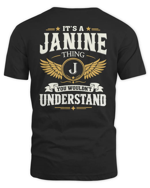 JANINE KT06-M008 It’s a [NAME] Thing – You Wouldn’t Understand | Personalized Vintage T-Shirt