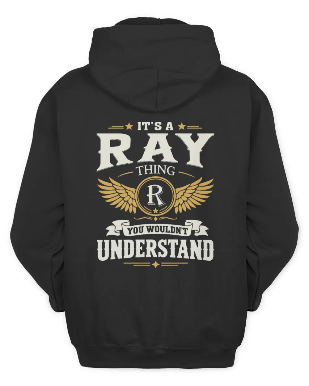 RAY KT06-M008 It’s a [NAME] Thing – You Wouldn’t Understand | Personalized Vintage T-Shirt - Unisex Hoodie - Black