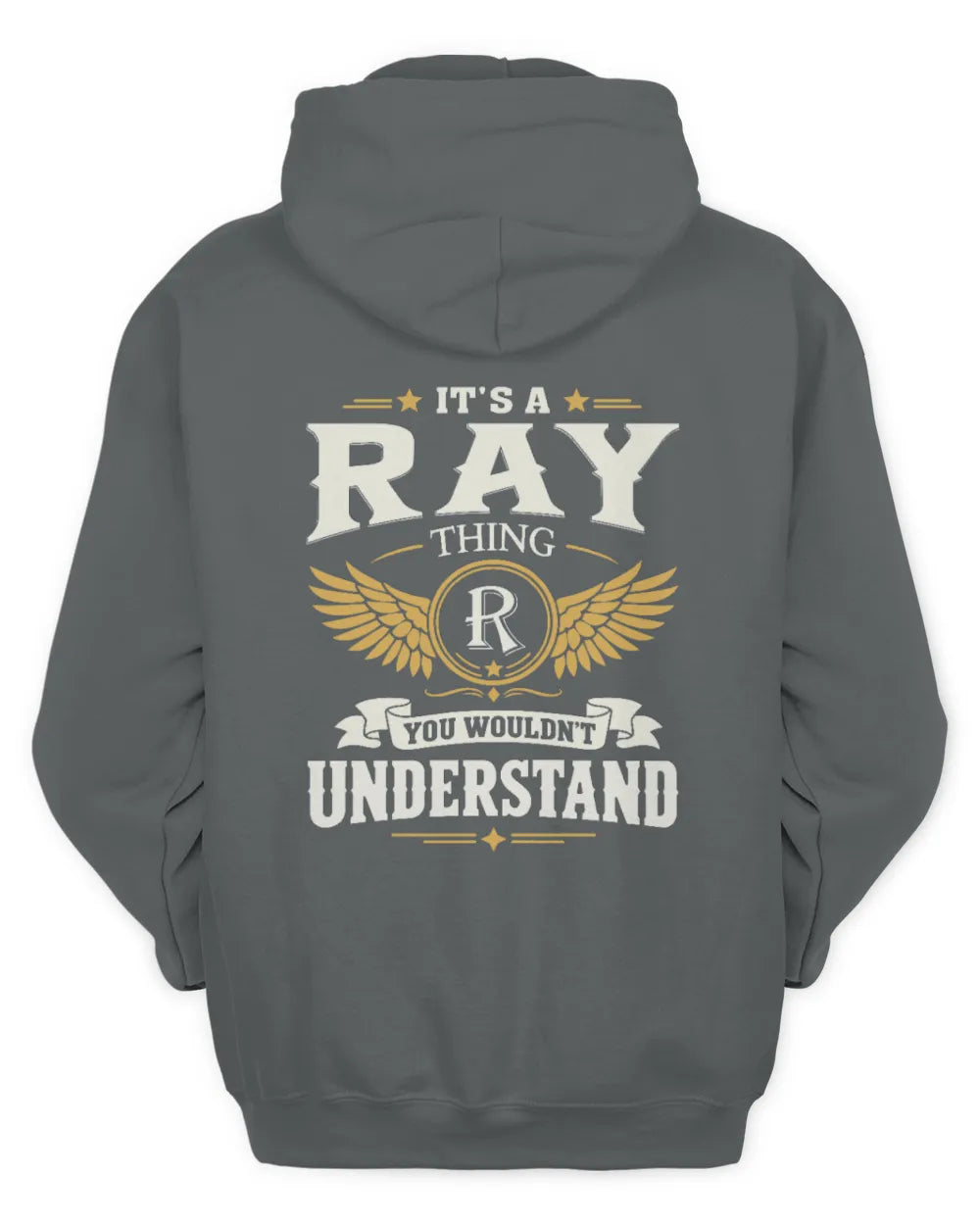 RAY KT06-M008 It’s a [NAME] Thing – You Wouldn’t Understand | Personalized Vintage T-Shirt - Unisex Hoodie - Charcoal