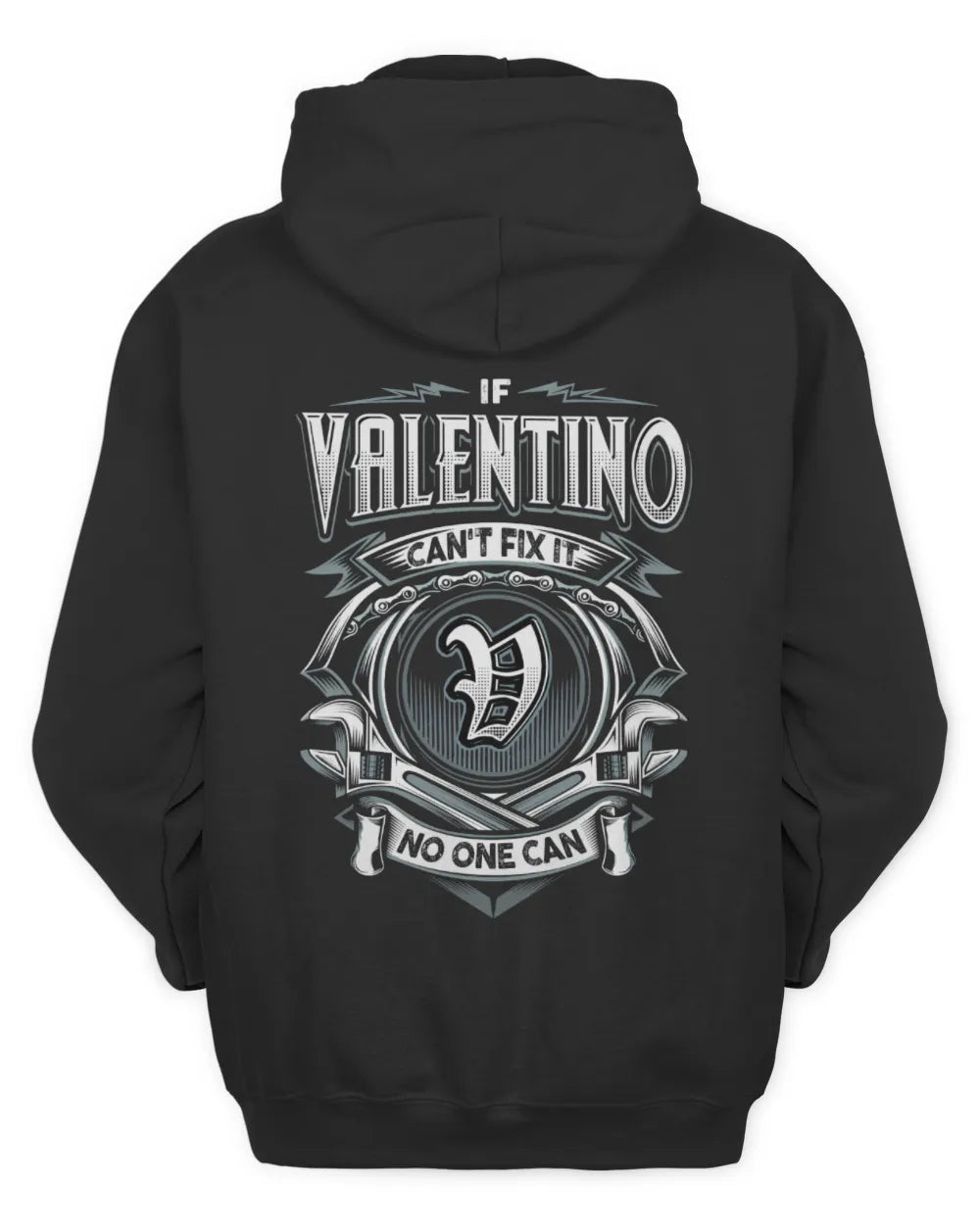 VALENTINO AP81-K4-626 - Personalized Ahmed Quote Apparel “If Ahmed Can't Fix It, No One Can” - Unisex Hoodie - Black