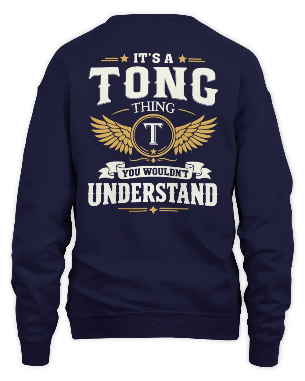 TONG KT06-M008 It’s a [NAME] Thing – You Wouldn’t Understand | Personalized Vintage T-Shirt - Unisex Sweatshirt - Navy