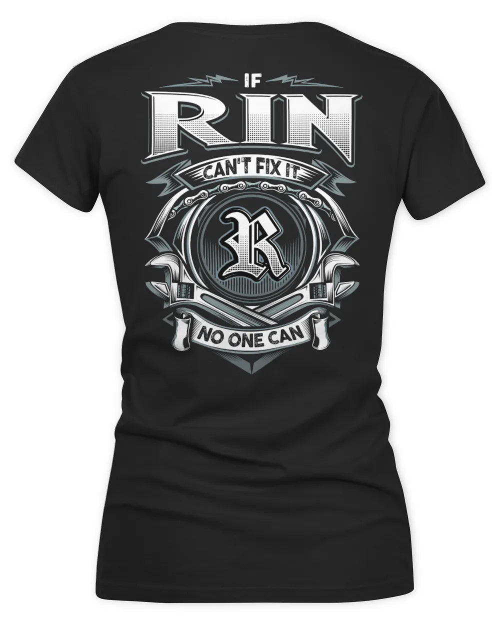 RIN AP81-K4-626 - Personalized Ahmed Quote Apparel “If Ahmed Can't Fix It, No One Can” - Women's V-Neck T-Shirt - Black