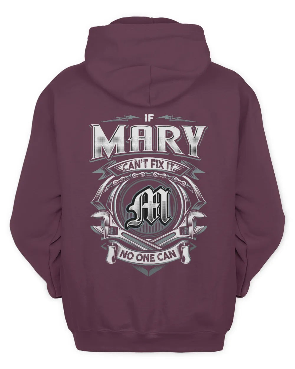MARY AP81-K4-626 - Personalized Ahmed Quote Apparel “If Ahmed Can't Fix It, No One Can” - Unisex Hoodie - Maroon