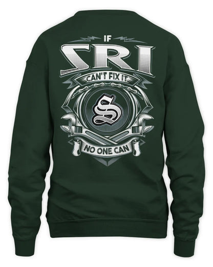 SRI AP81-K4-626 - Personalized Ahmed Quote Apparel “If Ahmed Can't Fix It, No One Can” - Unisex Sweatshirt - Forest Green