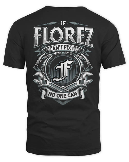 FLOREZ AP81-K4-626 - Personalized Ahmed Quote Apparel “If Ahmed Can't Fix It, No One Can” - Unisex Standard T-Shirt - Black