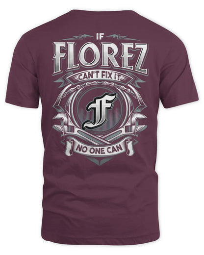 FLOREZ AP81-K4-626 - Personalized Ahmed Quote Apparel “If Ahmed Can't Fix It, No One Can” - Unisex Standard T-Shirt - Maroon