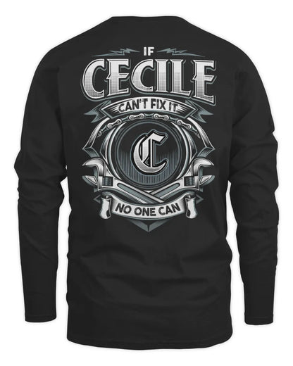 CECILE AP81-K4-626 - Personalized Ahmed Quote Apparel “If Ahmed Can't Fix It, No One Can” - Men's Long Sleeved T-Shirt - Black