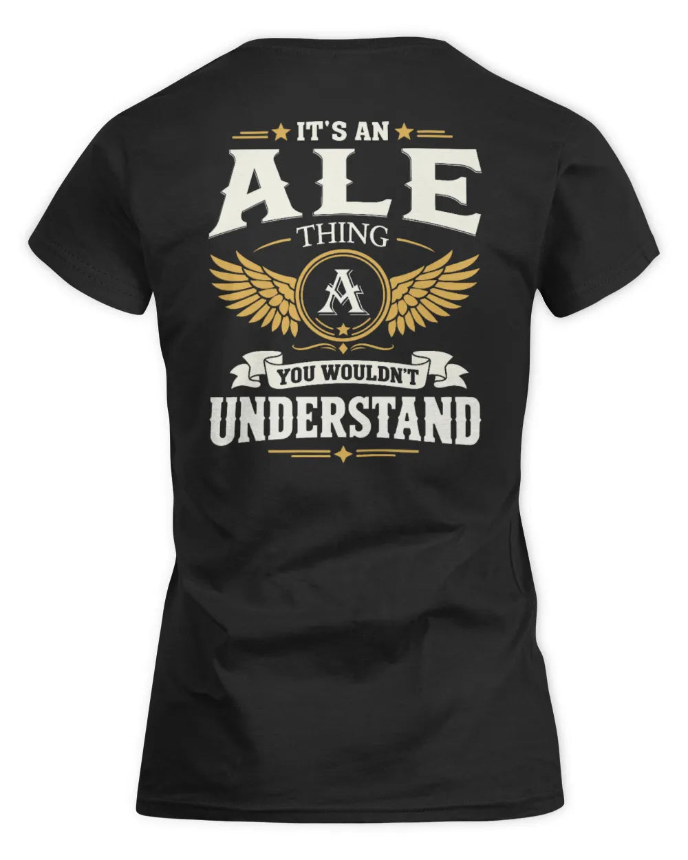 ALE KT06-M008 It’s a [NAME] Thing – You Wouldn’t Understand | Personalized Vintage T-Shirt - Women's Standard T-Shirt - Black
