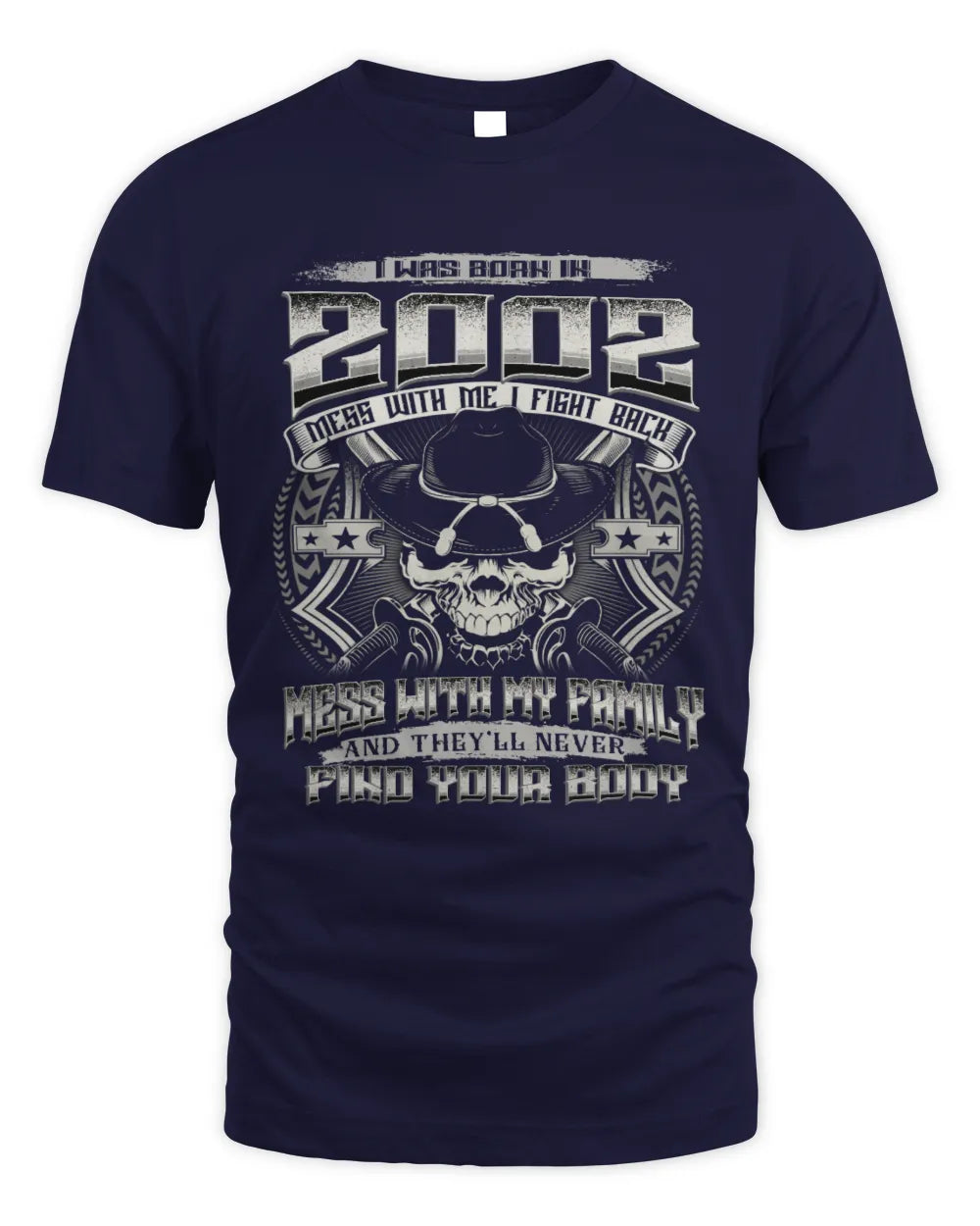 2002 HH89-K2 – Protective Family Quote T-Shirt - Unisex Standard T-Shirt - Navy