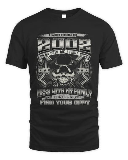 2002 HH89-K2 – Protective Family Quote T-Shirt - Unisex Standard T-Shirt - Black