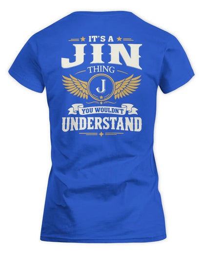 JIN KT06-M008 It’s a [NAME] Thing – You Wouldn’t Understand | Personalized Vintage T-Shirt - Women's Standard T-Shirt - Royal