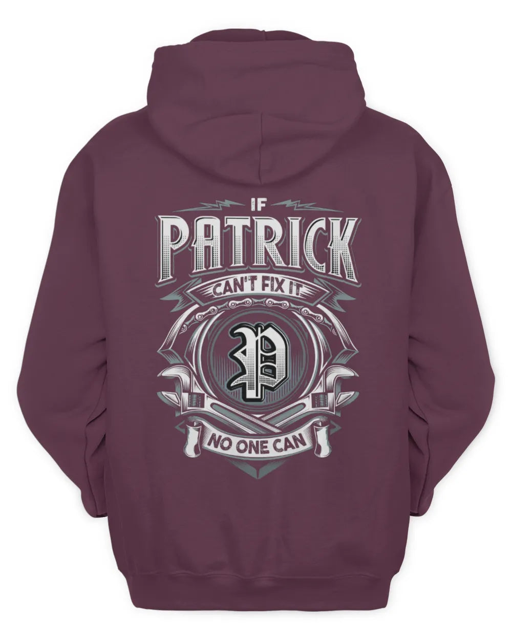 PATRICK AP81-K4-626 - Personalized Ahmed Quote Apparel “If Ahmed Can't Fix It, No One Can” - Unisex Hoodie - Maroon