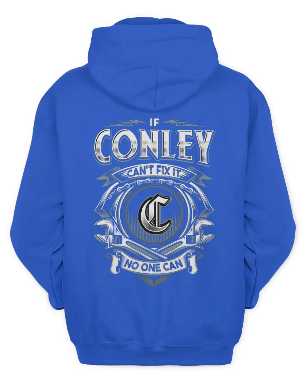 CONLEY AP81-K4-626 - Personalized Ahmed Quote Apparel “If Ahmed Can't Fix It, No One Can” - Unisex Hoodie - Royal