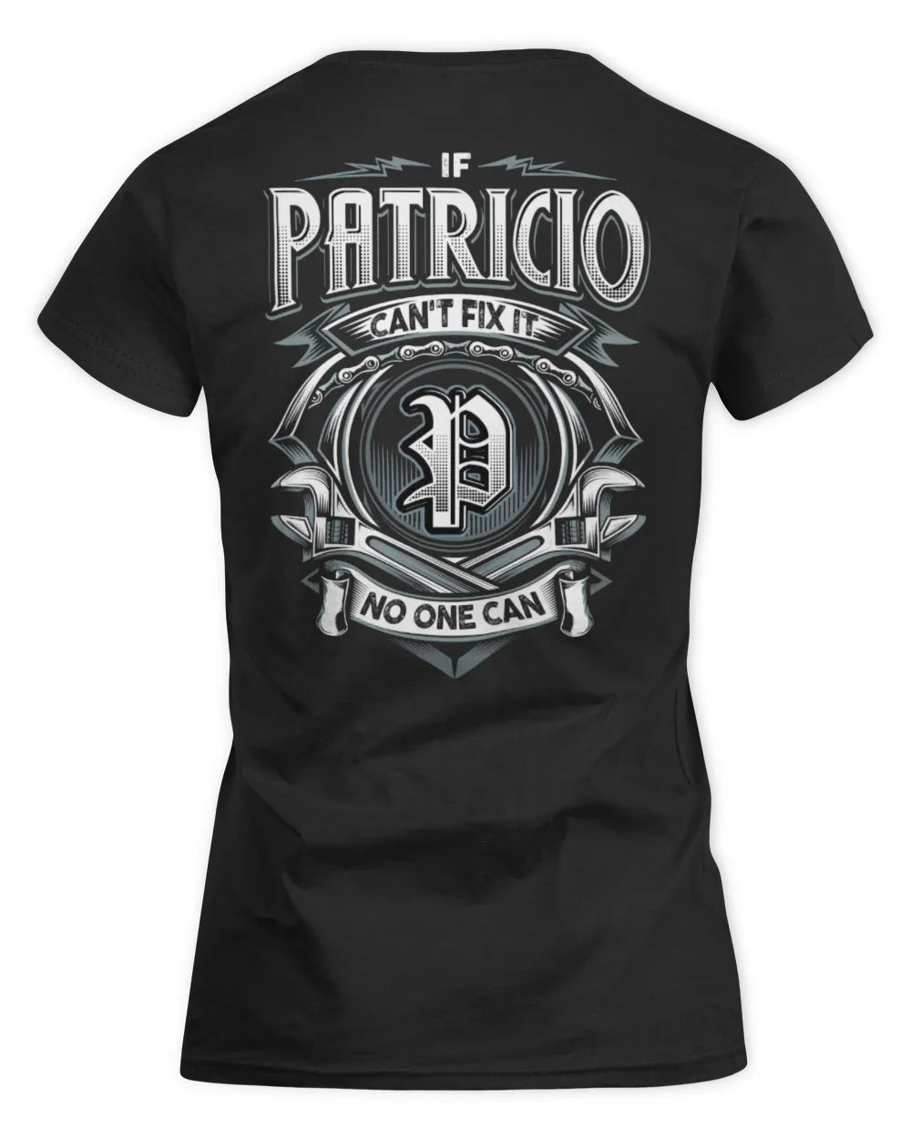 PATRICIO AP81-K4-626 - Personalized Ahmed Quote Apparel “If Ahmed Can't Fix It, No One Can” - Women's Standard T-Shirt - Black