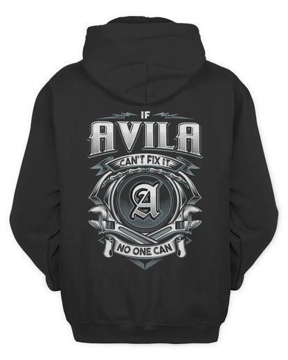AVILA AP81-K4-626 - Personalized Ahmed Quote Apparel “If Ahmed Can't Fix It, No One Can” - Unisex Hoodie - Black