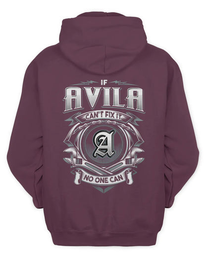 AVILA AP81-K4-626 - Personalized Ahmed Quote Apparel “If Ahmed Can't Fix It, No One Can” - Unisex Hoodie - Maroon