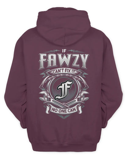 FAWZY AP81-K4-626 - Personalized Ahmed Quote Apparel “If Ahmed Can't Fix It, No One Can” - Unisex Hoodie - Maroon