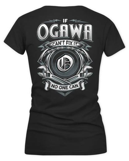 OGAWA AP81-K4-626 - Personalized Ahmed Quote Apparel “If Ahmed Can't Fix It, No One Can” - Women's V-Neck T-Shirt - Black