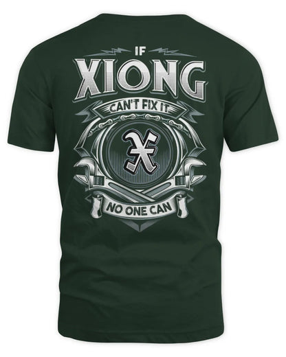 XIONG AP81-K4-626 - Personalized Ahmed Quote Apparel “If Ahmed Can't Fix It, No One Can” - Unisex Standard T-Shirt - Forest Green