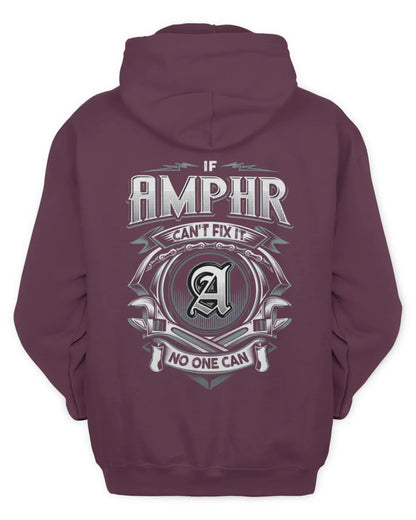 AMPHR AP81-K4-626 - Personalized Ahmed Quote Apparel “If Ahmed Can't Fix It, No One Can” - Unisex Hoodie - Maroon