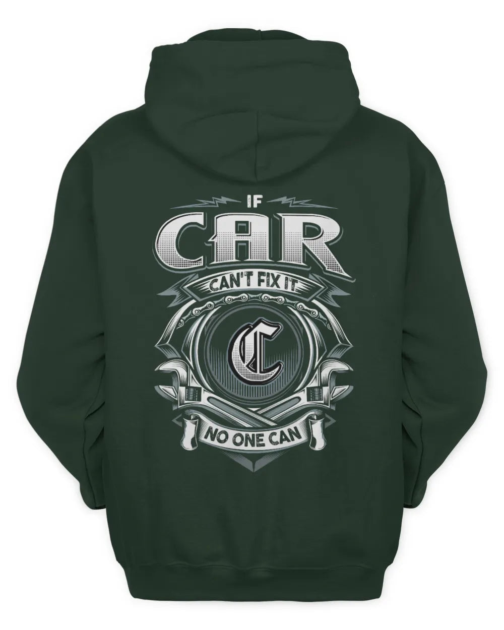 CAR AP81-K4-626 - Personalized Ahmed Quote Apparel “If Ahmed Can't Fix It, No One Can” - Unisex Hoodie - Forest Green