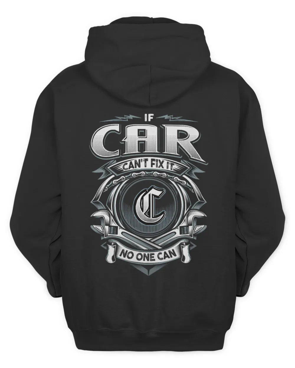 CAR AP81-K4-626 - Personalized Ahmed Quote Apparel “If Ahmed Can't Fix It, No One Can” - Unisex Hoodie - Black