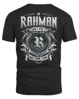 RAHMAN AP81-K4-626 - Personalized Ahmed Quote Apparel “If Ahmed Can't Fix It, No One Can” - Unisex Standard T-Shirt - Black