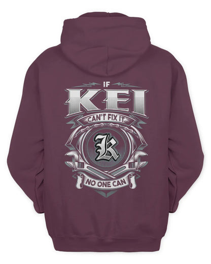 KEI AP81-K4-626 - Personalized Ahmed Quote Apparel “If Ahmed Can't Fix It, No One Can” - Unisex Hoodie - Maroon
